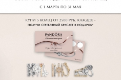 PANDORA дарит подарок за идеальный сет колец! PANDORA дарит подарок за идеальный сет колец!